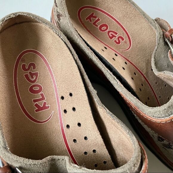 Klogs suede floral comfort clogs - Picture 2 of 11